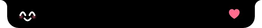 Buddy smiling beside the notch, with a heart